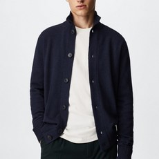 MANGO 男款LOTUSC開襟衫 37045924