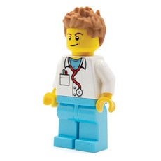 LEGO 經典男醫生300燈 TO48, 藍色, 1個
