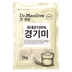밀리브 경기미, 상등급, 5kg, 1개 상등급, 5kg, 1개