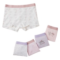 SCOXX 女童四角平口內褲 5件組