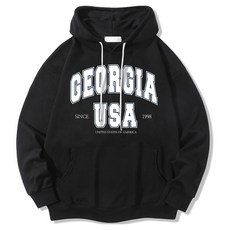 ILLUSO 男女通用 Georgia USA 柔軟特厚棉連帽T恤