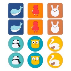 ReadyBox 可愛動物防撞門擋 門檔 6款 x 2入組, 1套