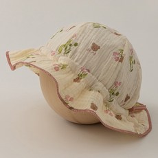 Bebeniz 兒童可愛蝴蝶結綁帶軟帽