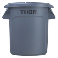토르컨테이너 원형토르캠핑 수납 보관함 60L, GREY, 1개, 1단