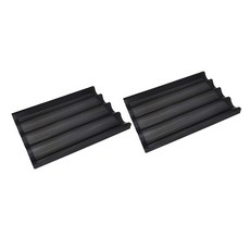 Smeg 烤箱麵包烤盤 法棍4條單面麵包烤盤, 2個