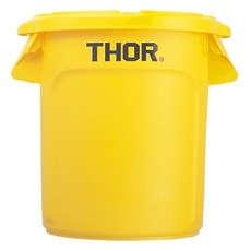 토르컨테이너 원형토르캠핑 수납 보관함 60L, YELLOW, 1개, 1단