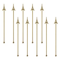 까사베니 스텐 칵테일 하이볼 홈텐딩 머들러 에펠, 골드, 10개