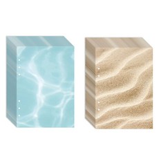 SECOND MANSION A5 6孔補充內頁 But Today 海洋 + 沙灘套組, 1套