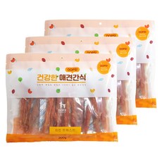 웁스 강아지 건강한 간식, 치킨트위스트, 300g, 3개