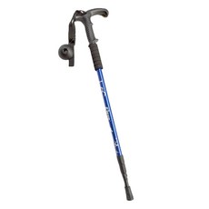 Mabso Shop Pro 3段式減震健行T字型折疊登山杖 RK2034, 藍色, 1個