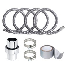 Y-net 洗衣機排水軟管 Silver Line 全套組 銀色 5m, 單一商品, 1套