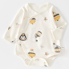 STARDOOR 嬰幼兒動物圖案新生兒長袖連身衣