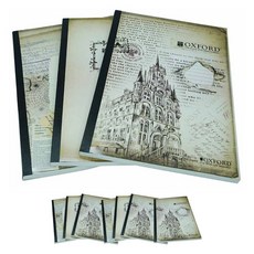 OXFORD 復古可攤平筆記本 B5 30p, 10個, 隨機出貨