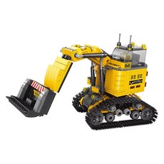 momsi 6合1 變形工程車積木 535pcs, 混色, 1個