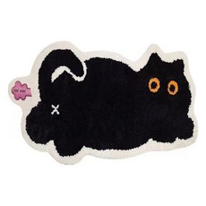 GILGRI 可愛動物腳踏墊 10 噗噗貓, 1個, 混合色