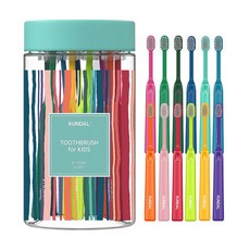 KUNDAL 昆黛爾 深層清潔極細刷毛孩童牙刷組, 12支, 1組
