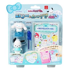 AURORA World 世界三麗鷗 閃亮亮秘密寶盒 公仔&特別筆套組, 藍色, 1個