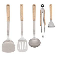 boral The Chef 廚具組 BR-WS500ST, 銀色, 1套, 廚具5件組