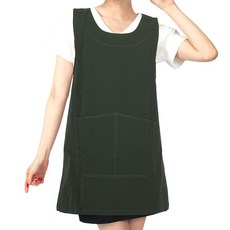 SF Fashion 可調節肩帶連身裙式圍裙 SFWAE216, 1個, 卡其色