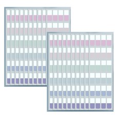 Mandeul Habi 索引便利貼 大容量 08 粉彩色, 240入, 2個