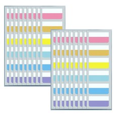Mandeulhobby 索引便利貼 大容量 18霓虹色, 120入, 2個