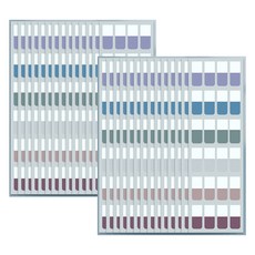 Mandeul Habi 索引便利貼 大容量 02 復古色, 480入, 2個