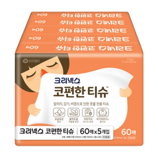 Kleenex 舒潔 舒鼻面紙 60張, 5包, 1袋