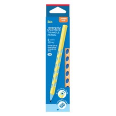 아이비스 점보 그립 삼각 연필 세트 2B, 블루, 10개