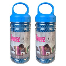 메이크마인 스포츠 아이스 쿨타올, 스카이, 2개