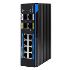 Nextu 工業用 8埠 L2 網管型 PoE SFP 交換器, POE4322MDTL2-BT90, 1個