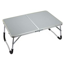 오엠티 접이식 알루미늄 폴딩 좌식 캠핑 야외 테이블, 그레이