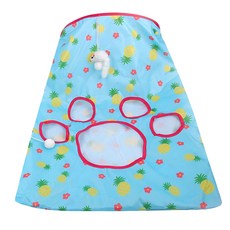 DaySoy 貓咪躲貓貓口袋隧道, 1個, 鳳梨