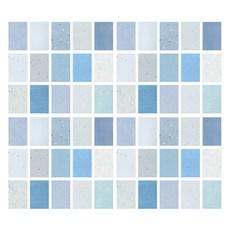 OLIVEPARTY Daily Life 感性復古手帳裝飾背景便條紙 30p 套組, 藍色, 2個