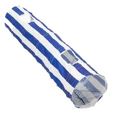 Deisoi 貓咪簡約折疊隧道 單一尺寸, 藍色, 1個