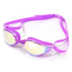 Squalo 競賽用鍍膜防霧泳鏡 SGL-1001M, 1個, 紫色