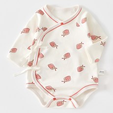 STARDOOR 圖案日常新生兒長袖連身衣