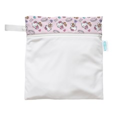 THiRSTiES 雙層乾溼分離收納防水袋 SANRIO聯名款 Hello Kitty Dear Bear, 40x34cm, 100% 聚酯纖維
