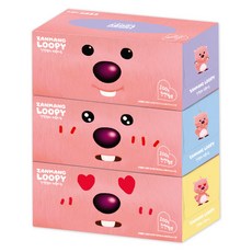 ZANMANG LOOPY 美容面紙 2層, 180枚入, 3個