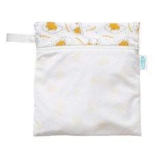 THiRSTiES 雙層乾溼分離收納防水袋 SANRIO聯名款 Gudetama 蛋黃哥 40x34CM 100%聚酯纖維 美國製造