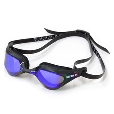 Squalo 競速鏡面泳鏡 SGL-1000M, 藍色, 1個
