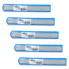 Petit Fancy 鋼尺 15cm, 5個, 混合色