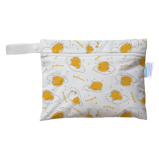 THiRSTiES 防水收納袋 SANRIO聯名款 Gudetama 蛋黃哥, 100% 聚酯纖維, 29x22公分, 小(29 x 22cm)