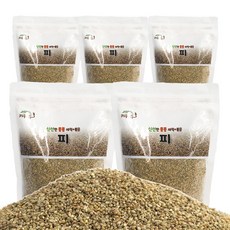 키워쥬 세척 + 볶음 개별알곡 피, 500g, 5개