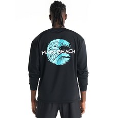 Airit 男士衝浪拼接長袖防磨衣 AM1135