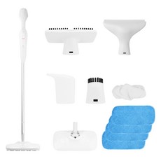 韓國 HAAN 2合1手持式蒸氣清潔機 + 地板刷墊 4件組 HTE-S600, 混合色