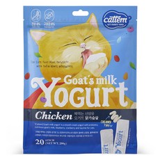캣템 고양이 산양유 요거트 짜먹는 간식 20p, 닭가슴살, 280g, 1개
