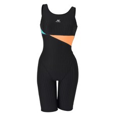 쿠기어드벤쳐 여성용 반전신 U백 5부 실내수영복 KS-R8511