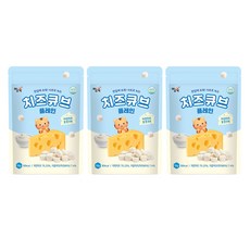 Jjangjuk 原味起司塊, 16g, 起司味, 3包