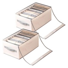 防塵罩衣物家居收納整理盒 襯衫12格, 2個