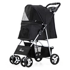 레드퍼피 올스테이 유모차, 매트 블랙, 1개